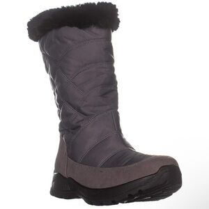 Easy Street Cuddle Easy Dry Waterproof Boots Grey/Taupe‎ Size 10 NIB